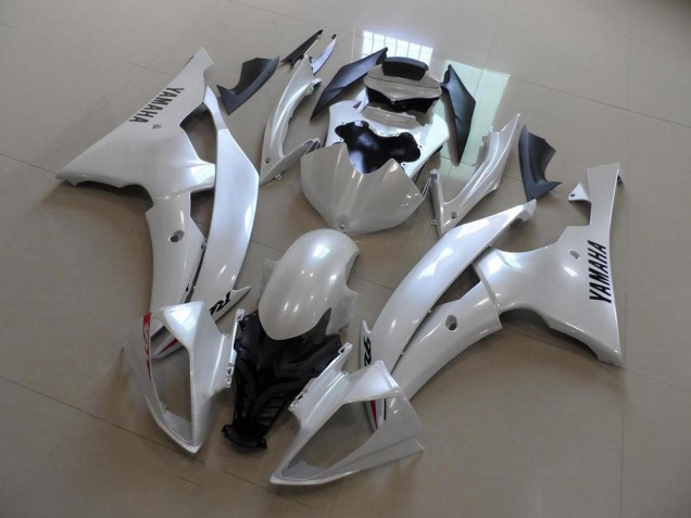 2008-2016 Pearl White OEM Style Yamaha YZF R6 Motorbike Fairing 2008-2016 Pearl White OEM Style Yamaha YZF R6 Motorbike Fairing