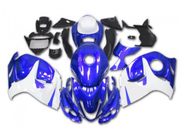2008-2019 Blue White Suzuki GSXR 1300 Hayabusa Motorcycle Replacement Fairings 2008-2019 Blue White Suzuki GSXR 1300 Hayabusa Motorcycle Replacement Fairings