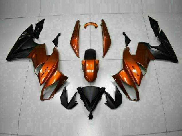 2009-2011 Orange Kawasaki EX650 Motorbike Fairing 2009-2011 Orange Kawasaki EX650 Motorbike Fairing