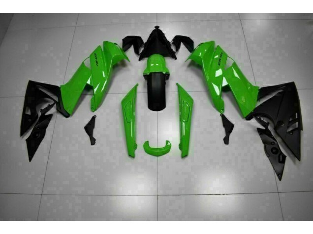 2009-2011 Green Black Kawasaki EX650 Motor Bike Fairings 2009-2011 Green Black Kawasaki EX650 Motor Bike Fairings
