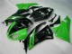 2009-2012 Black Green Kawasaki ZX6R Bike Fairing Kit 2009-2012 Black Green Kawasaki ZX6R Bike Fairing Kit