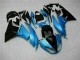 2009-2012 Blue Black Kawasaki ZX6R Motorcyle Fairings 2009-2012 Blue Black Kawasaki ZX6R Motorcyle Fairings