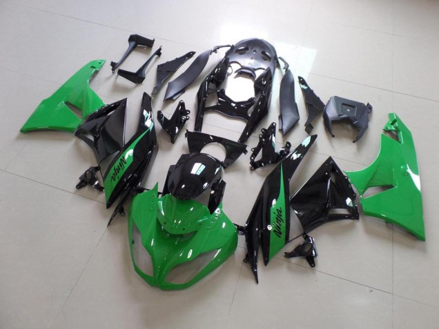 2009-2012 Green and Black Kawasaki ZX6R Motorcycle Bodywork 2009-2012 Green and Black Kawasaki ZX6R Motorcycle Bodywork