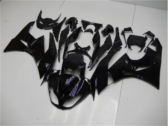 2009-2012 Glossy Black Kawasaki ZX6R Motorbike Fairing 2009-2012 Glossy Black Kawasaki ZX6R Motorbike Fairing