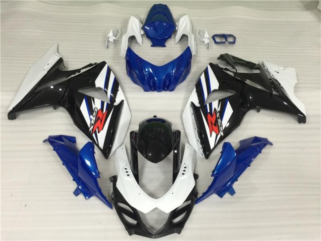 2009-2016 White Blue Black Suzuki GSXR1000 Motorbike Fairings 2009-2016 White Blue Black Suzuki GSXR1000 Motorbike Fairings
