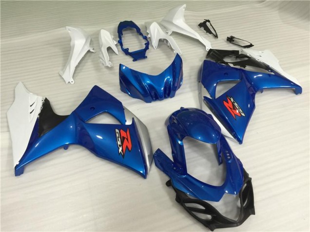 2009-2016 Blue White Suzuki GSXR1000 Motor Fairings 2009-2016 Blue White Suzuki GSXR1000 Motor Fairings