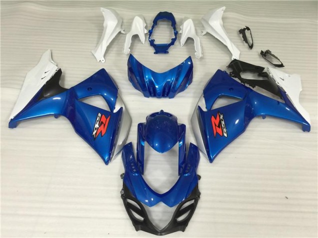 2009-2016 Blue White Suzuki GSXR1000 Motor Fairings 2009-2016 Blue White Suzuki GSXR1000 Motor Fairings