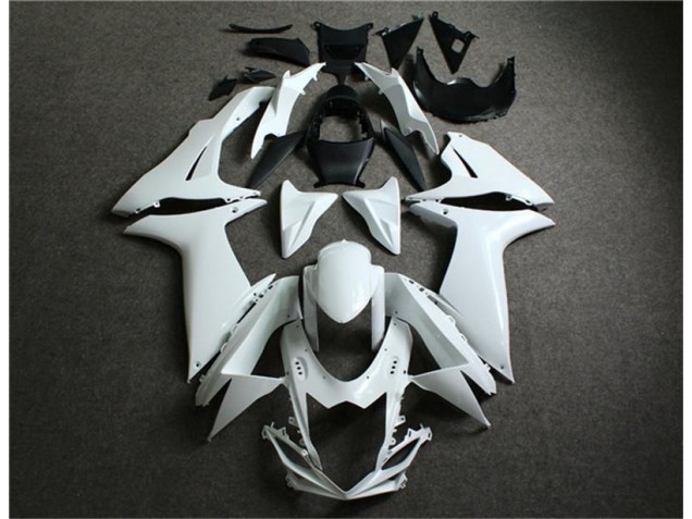 2011-2021 White Suzuki GSXR 600/750 Motorcycle Fairings Kit 2011-2021 White Suzuki GSXR 600/750 Motorcycle Fairings Kit