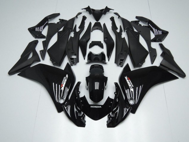 2011-2013 Black Honda CBR250RR Motorcycle Replacement Fairings