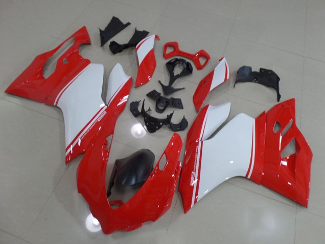 2011-2014 Red White Ducati 1199 Motorbike Fairing 2011-2014 Red White Ducati 1199 Motorbike Fairing