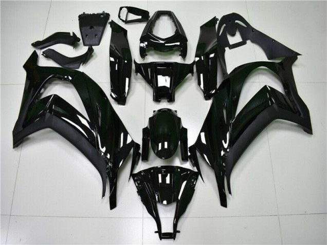 2011-2015 Glossy Black Kawasaki ZX10R Moto Fairings 2011-2015 Glossy Black Kawasaki ZX10R Moto Fairings