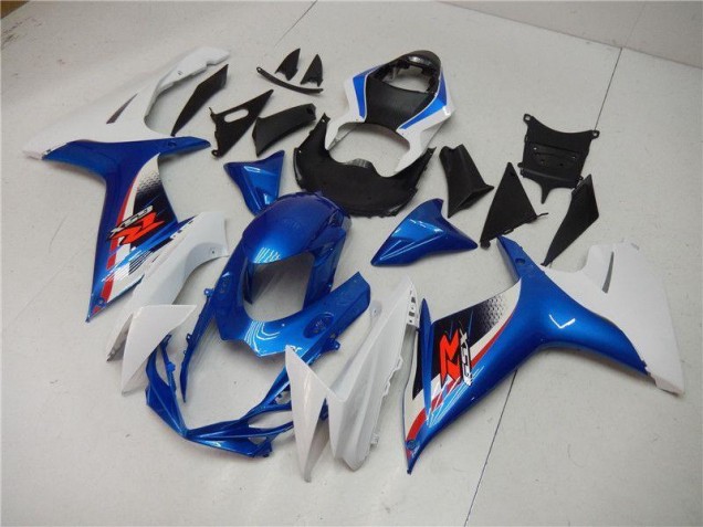 2011-2021 Blue White Suzuki GSXR 600/750 Motorcycle Replacement Fairings 2011-2021 Blue White Suzuki GSXR 600/750 Motorcycle Replacement Fairings