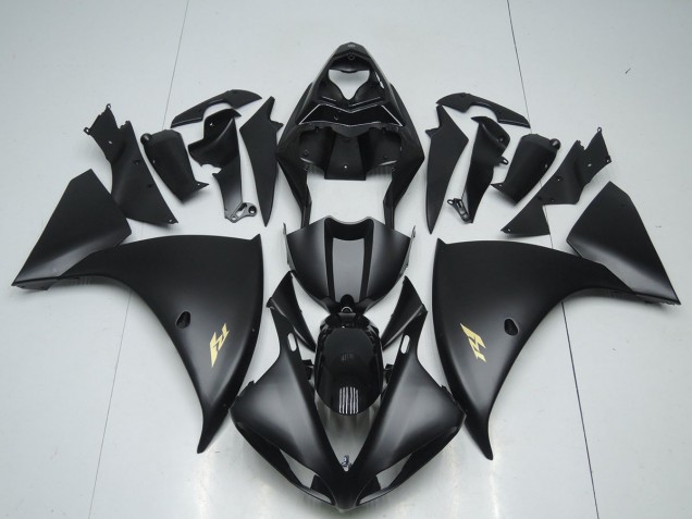 2012-2014 Matte Black Sticker Yamaha YZF R1 Motorcycle Bodywork 2012-2014 Matte Black Sticker Yamaha YZF R1 Motorcycle Bodywork