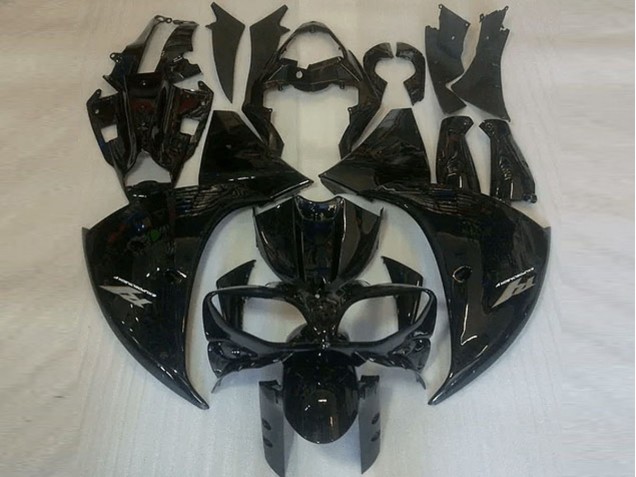 2012-2014 Glossy Black Yamaha YZF R1 Motorbike Fairings