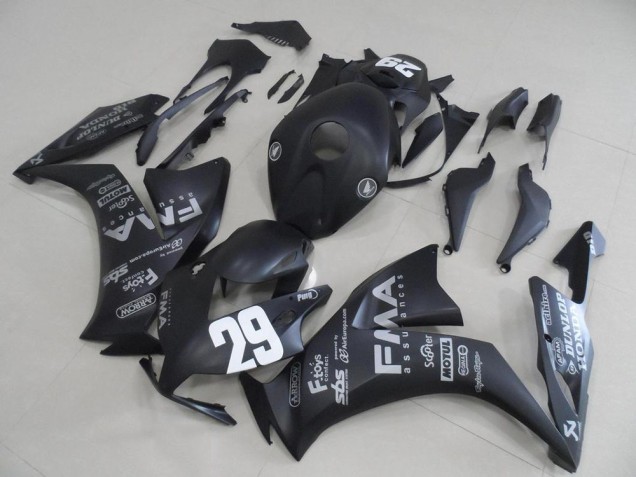 2012-2016 Matte Black Grey Decals 29 Honda CBR1000RR Replacement Motorcycle Fairings 2012-2016 Matte Black Grey Decals 29 Honda CBR1000RR Replacement Motorcycle Fairings