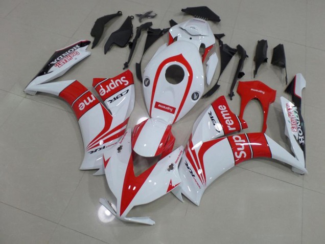 2012-2016 Red and White Supreme Honda CBR1000RR Motorbike Fairing 2012-2016 Red and White Supreme Honda CBR1000RR Motorbike Fairing