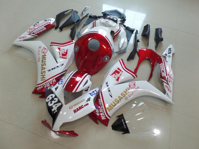 2012-2016 Red Musashi Honda CBR1000RR Bike Fairing 2012-2016 Red Musashi Honda CBR1000RR Bike Fairing