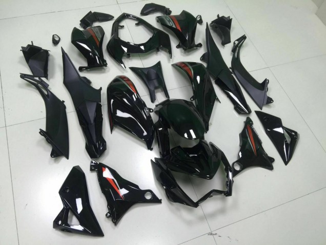 2013-2016 Black Kawasaki Z800 Motorcycle Fairings Kits 2013-2016 Black Kawasaki Z800 Motorcycle Fairings Kits