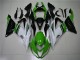 2013-2018 Green White Black Kawasaki ZX6R Motor Fairings 2013-2018 Green White Black Kawasaki ZX6R Motor Fairings