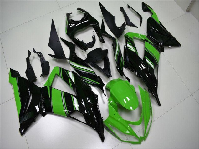 2013-2018 Green Black Kawasaki ZX6R Motorcycle Fairings 2013-2018 Green Black Kawasaki ZX6R Motorcycle Fairings