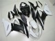 2013-2018 White Black Kawasaki ZX6R Motorbike Fairings 2013-2018 White Black Kawasaki ZX6R Motorbike Fairings