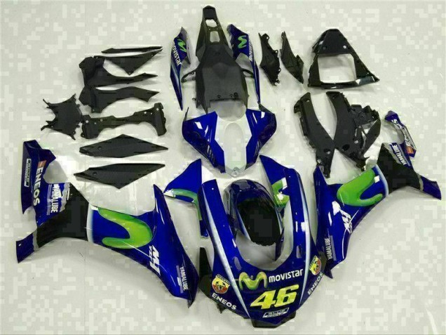 2015-2019 Blue Yamaha YZF R1 Motorcycle Fairing Kit