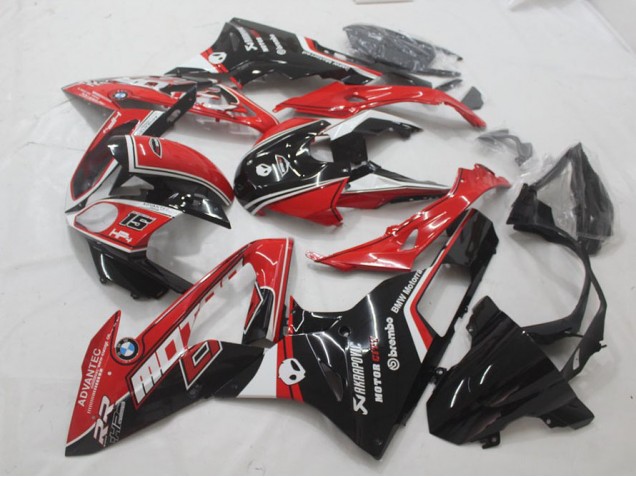 2015-2018 Red Black BMW S1000RR Motorcycle Fairing Kits