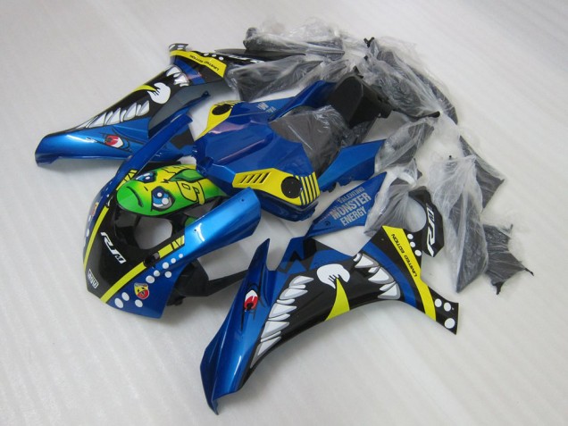 2015-2019 Blue Rossi Yamaha YZF R1 Motorcycle Fairing 2015-2019 Blue Rossi Yamaha YZF R1 Motorcycle Fairing