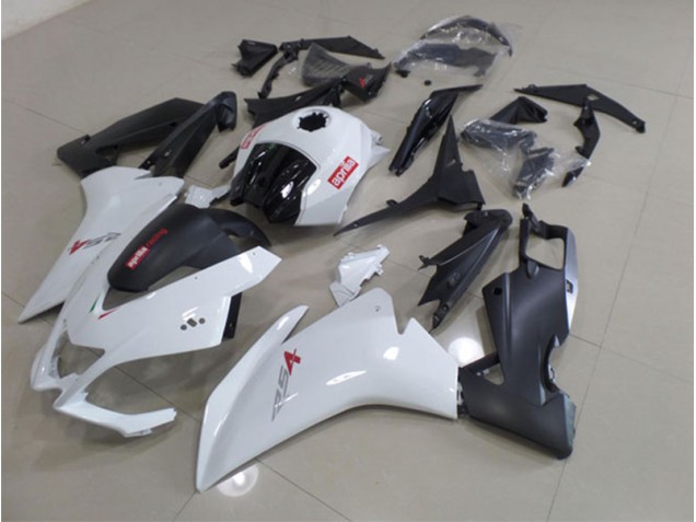 2011-2018 White Black Aprilia RS4 50 125 Motorcycle Bodywork 2011-2018 White Black Aprilia RS4 50 125 Motorcycle Bodywork