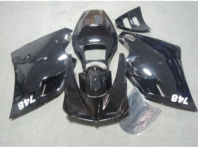 1993-2005 Black Ducati 748 Motorcycle Fairing Kit 1993-2005 Black Ducati 748 Motorcycle Fairing Kit
