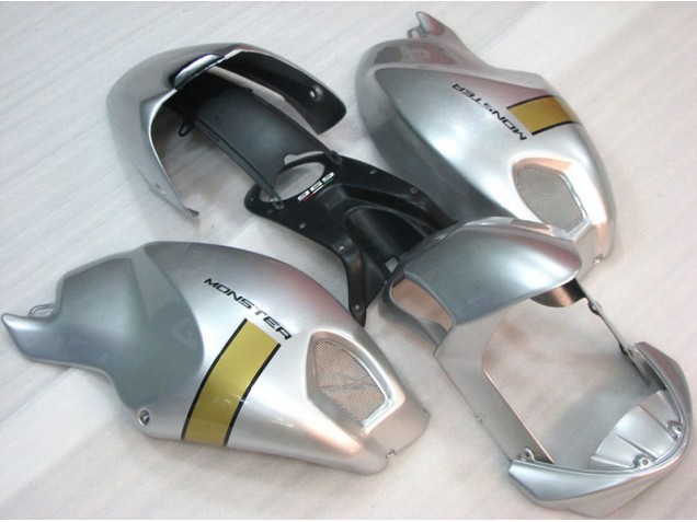 2008-2012 Black Silver Monster Ducati Monster 696 Motorcycle Fairings Kit 2008-2012 Black Silver Monster Ducati Monster 696 Motorcycle Fairings Kit