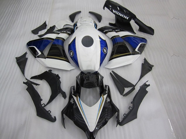 2004-2005 Black White Blue Honda CBR1000RR Motorcycle Fairings Kit 2004-2005 Black White Blue Honda CBR1000RR Motorcycle Fairings Kit