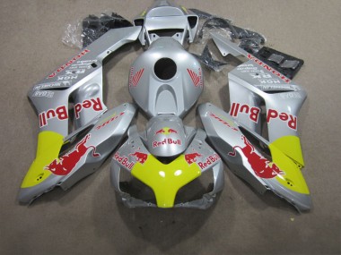 2004-2005 Silver Red Bull Honda CBR1000RR Motorcylce Fairings