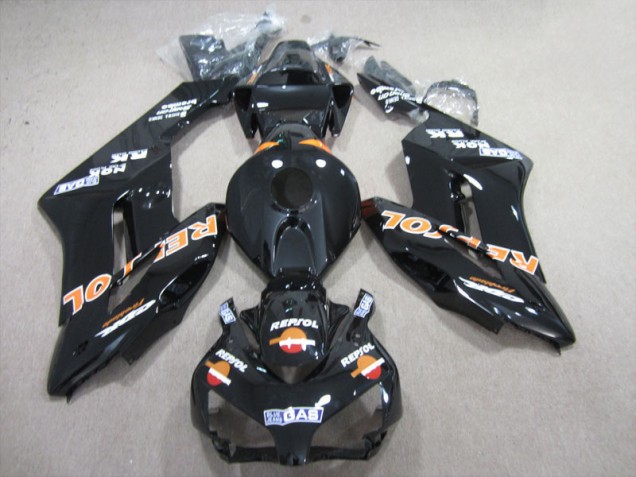 2004-2005 Black Orange Repsol Honda CBR1000RR Bike Fairing Kit 2004-2005 Black Orange Repsol Honda CBR1000RR Bike Fairing Kit