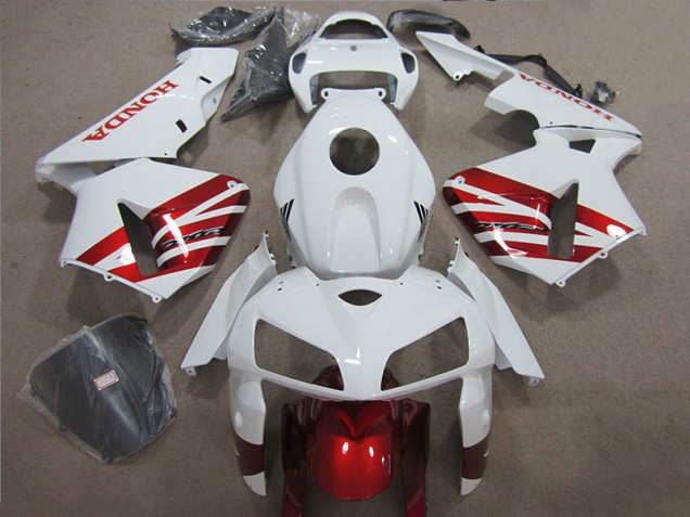 2004-2005 White Red Black Honda CBR1000RR Motor Bike Fairings 2004-2005 White Red Black Honda CBR1000RR Motor Bike Fairings