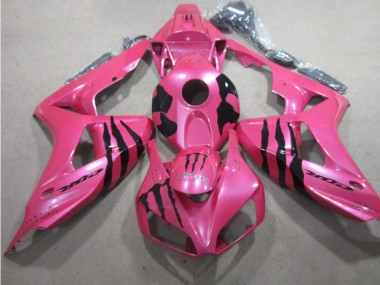 2006-2007 Pink Black Monster Honda CBR1000RR Motor Fairings