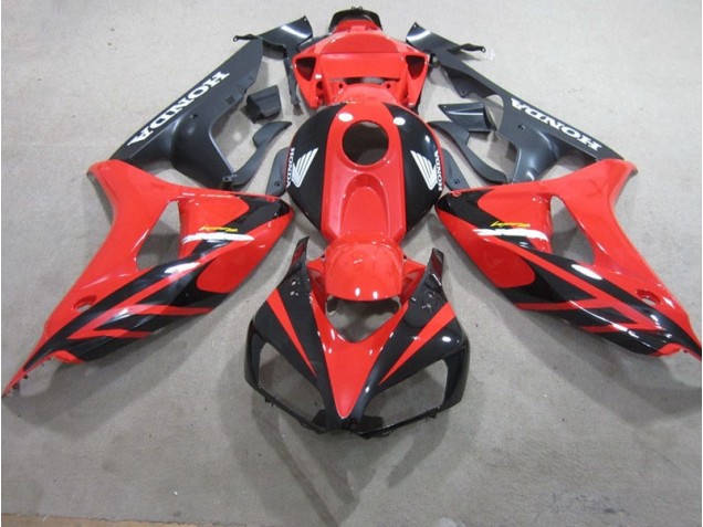 2006-2007 Red Black Fireblade Honda CBR1000RR Motorbike Fairing 2006-2007 Red Black Fireblade Honda CBR1000RR Motorbike Fairing