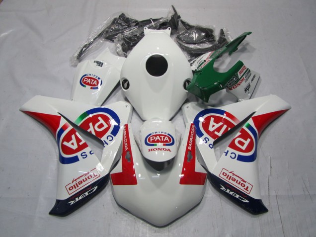 2008-2011 White Red PATA Honda CBR1000RR Bike Fairing Kit 2008-2011 White Red PATA Honda CBR1000RR Bike Fairing Kit