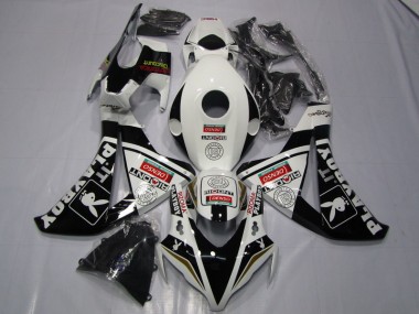 2008-2011 Black White Denso Playboy Honda CBR1000RR Motorcycle Fairing Kits