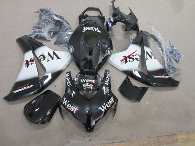 2008-2011 Black West Honda CBR1000RR Bike Fairings 2008-2011 Black West Honda CBR1000RR Bike Fairings