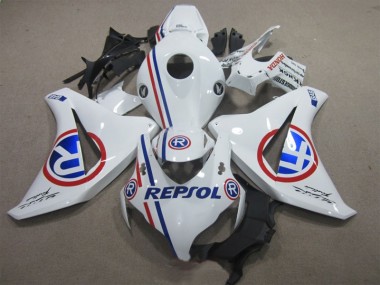 2008-2011 White Blue Repsol Honda CBR1000RR Motorbike Fairing