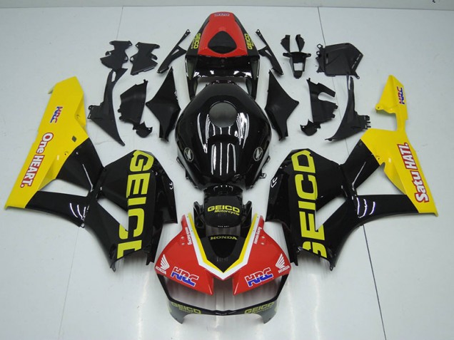2012-2016 Black Red HRC Honda CBR1000RR Motor Bike Fairings 2012-2016 Black Red HRC Honda CBR1000RR Motor Bike Fairings
