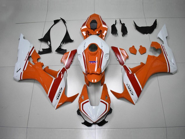 2017-2020 Orange White HRC Honda CBR1000RR Motorbike Fairing 2017-2020 Orange White HRC Honda CBR1000RR Motorbike Fairing