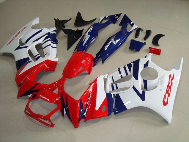 1995-1998 White Red Blue Honda CBR600 F3 Motorcycle Replacement Fairings 1995-1998 White Red Blue Honda CBR600 F3 Motorcycle Replacement Fairings