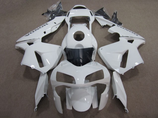 2003-2004 White Honda CBR600RR Motorcycle Fairings 2003-2004 White Honda CBR600RR Motorcycle Fairings
