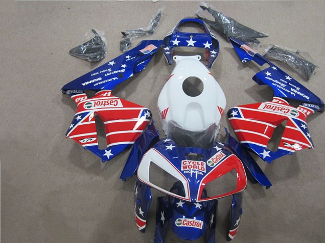 2005-2006 Cycle World Castrol Honda CBR600RR Motorcycle Bodywork 2005-2006 Cycle World Castrol Honda CBR600RR Motorcycle Bodywork