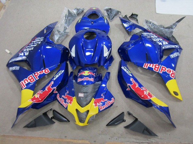 2009-2012 Blue Red Bull Honda CBR600RR Replacement Motorcycle Fairings