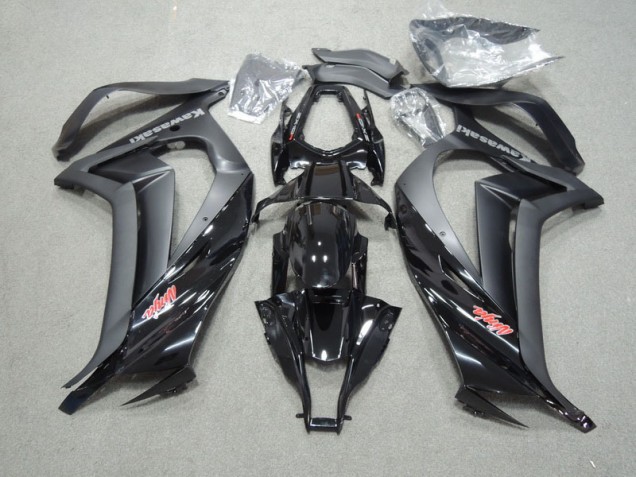 2011-2015 Black Red Ninja Kawasaki ZX10R Motorcyle Fairings