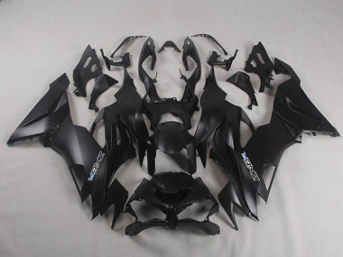 2019-2023 Black Kawasaki ZX6R Replacement Fairings