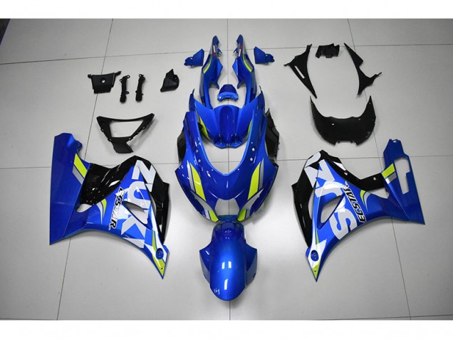 2017-2021 Blue White Decal Suzuki GSXR1000 Motorcycle Bodywork